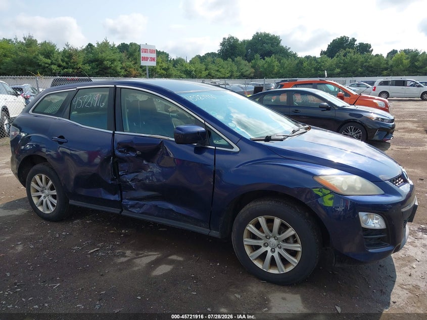 2012 Mazda Cx-7 VIN JM3ER2A52C0420646 IAAI salvage auction — SIDE, Clear (Indiana), sold $525 on 2026-09-11 (photo 6)