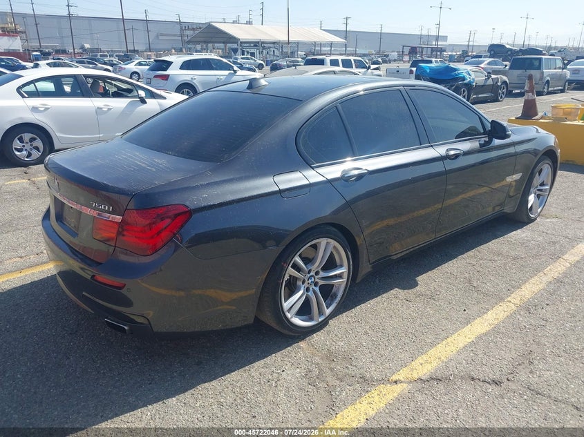 2014 BMW 7er VIN WBAYA8C50ED824986 IAAI salvage auction — FRONT END, Salvage Title, sold $750 on 2026-08-04 (photo 4)