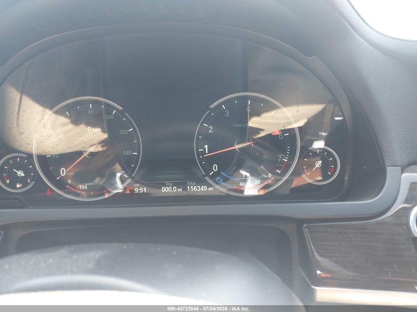 2014 BMW 7er VIN WBAYA8C50ED824986 IAAI salvage auction — FRONT END, Salvage Title, sold $750 on 2026-08-04 (photo 7)