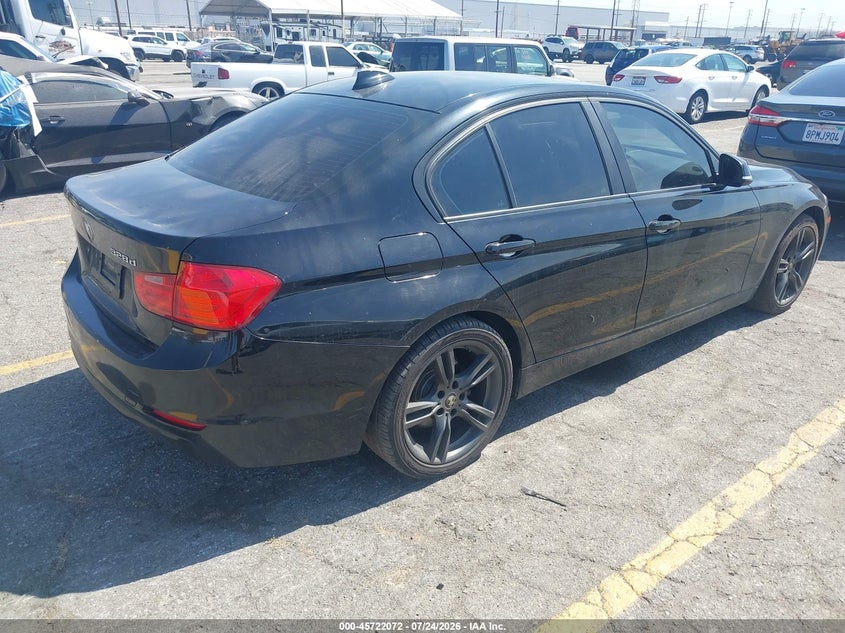 2014 BMW 3er VIN WBA3D3C53EK155628 IAAI salvage auction — FRONT END, Wait Title, sold $1,050 on 2026-08-25 (photo 4)