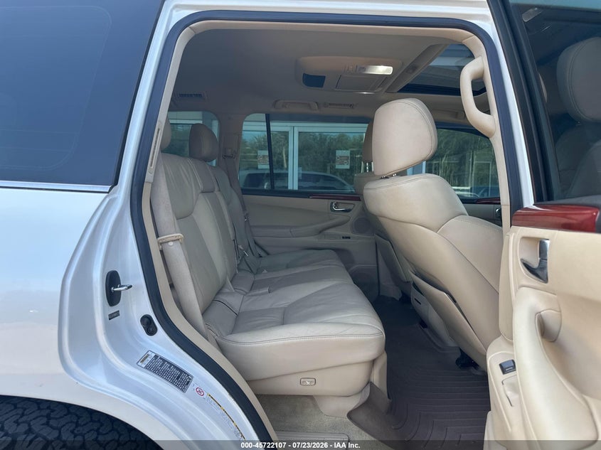 2008 Lexus Lx VIN JTJHY00W084011226 IAAI salvage auction — NORMAL WEAR, Clear (Massachusetts), sold $2,050 on 2026-07-29 (photo 8)