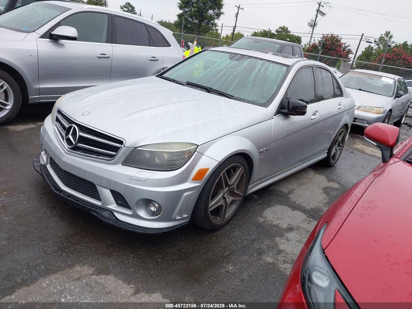 2010 Mercedes-benz C class VIN WDDGF7HB0AF444138 IAAI salvage auction — NORMAL WEAR, Clear-Dealer Only (North Carolina), sold $6,500 on 2026-08-03 (photo 2)