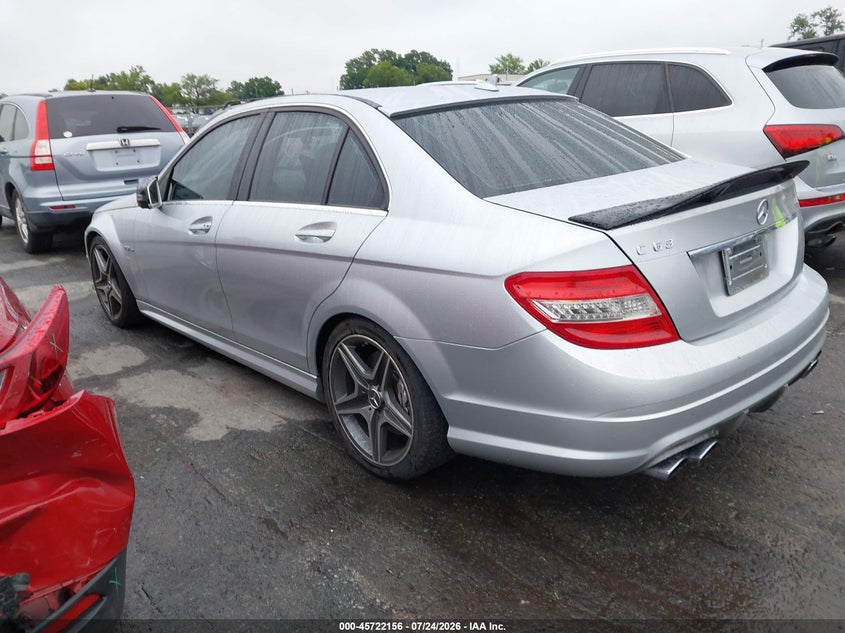 2010 Mercedes-benz C class VIN WDDGF7HB0AF444138 IAAI salvage auction — NORMAL WEAR, Clear-Dealer Only (North Carolina), sold $6,500 on 2026-08-03 (photo 3)