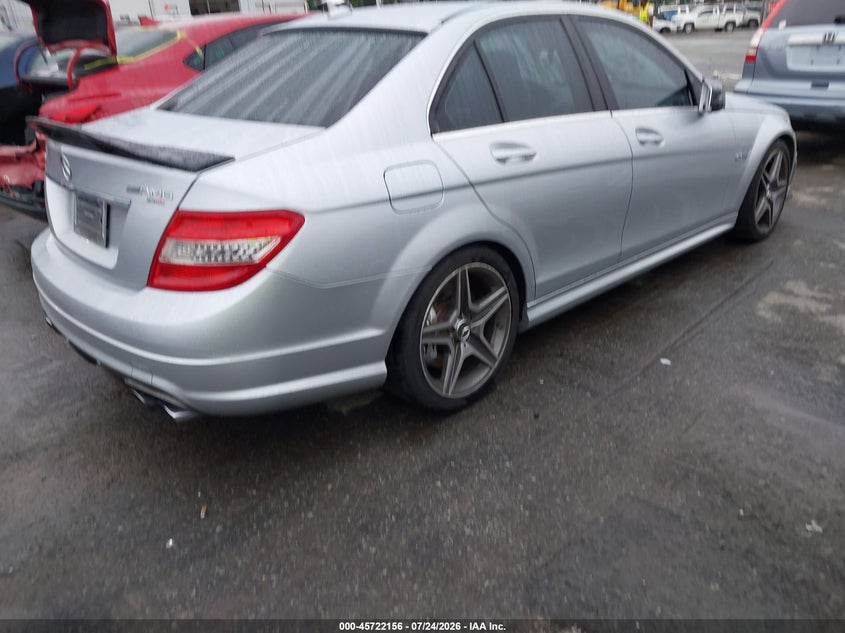 2010 Mercedes-benz C class VIN WDDGF7HB0AF444138 IAAI salvage auction — NORMAL WEAR, Clear-Dealer Only (North Carolina), sold $6,500 on 2026-08-03 (photo 4)