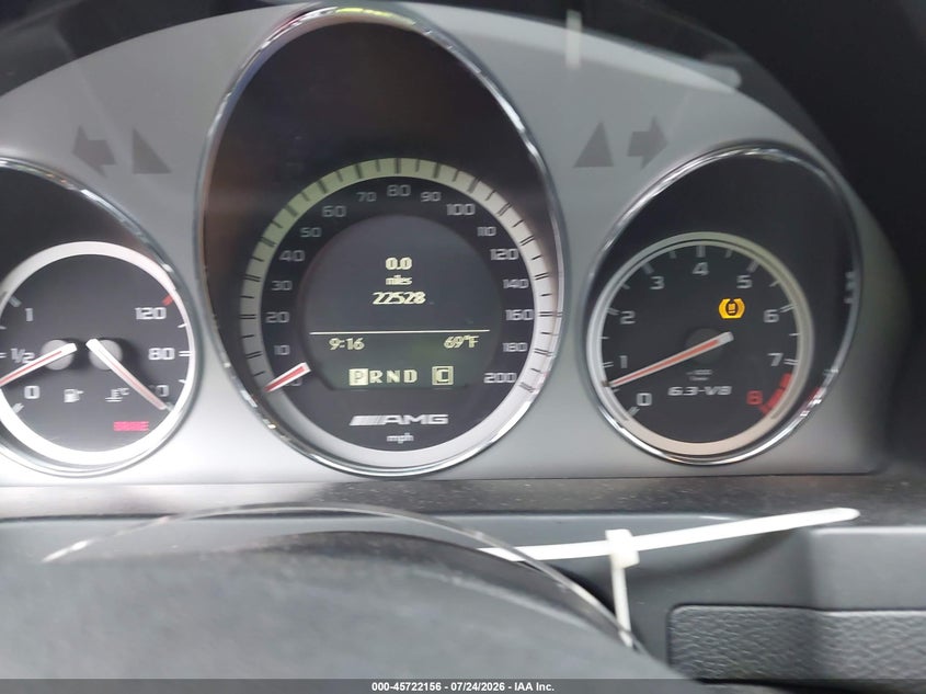 2010 Mercedes-benz C class VIN WDDGF7HB0AF444138 IAAI salvage auction — NORMAL WEAR, Clear-Dealer Only (North Carolina), sold $6,500 on 2026-08-03 (photo 7)