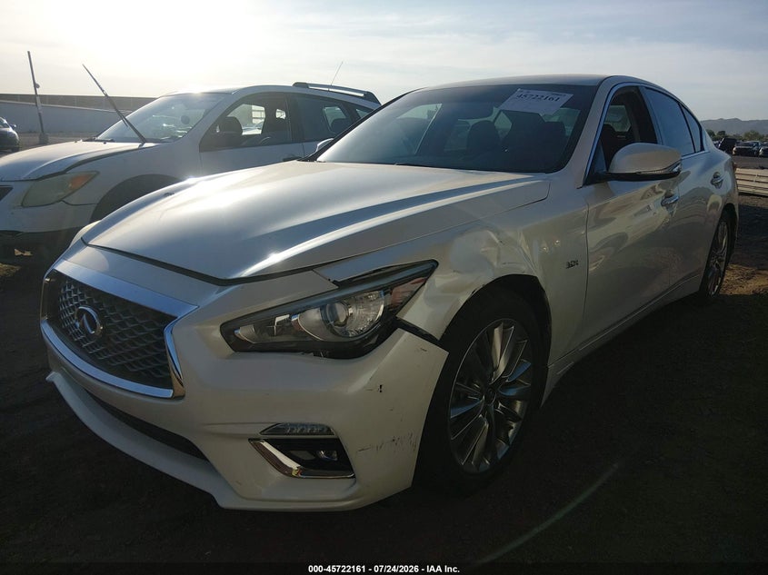 2018 Infiniti Q50 VIN JN1EV7AP4JM351857 IAAI salvage auction — NORMAL WEAR, Clear-Dealer Only (Arizona), sold $200 on 2026-07-28 (photo 2)