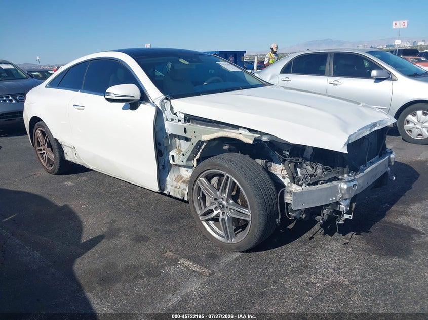 2018 Mercedes-benz E-klasse VIN WDD1J6GB8JF024319 IAAI salvage auction — FRONT END, Salvage Title, sold $12,700 on 2026-08-09 (photo 1)
