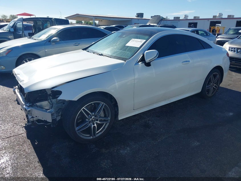 2018 Mercedes-benz E-klasse VIN WDD1J6GB8JF024319 IAAI salvage auction — FRONT END, Salvage Title, sold $12,700 on 2026-08-09 (photo 2)