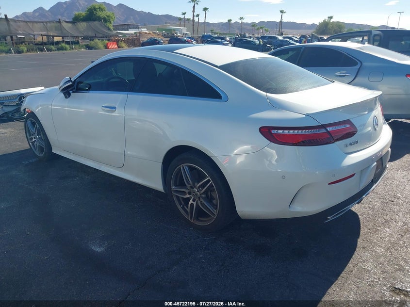 2018 Mercedes-benz E-klasse VIN WDD1J6GB8JF024319 IAAI salvage auction — FRONT END, Salvage Title, sold $12,700 on 2026-08-09 (photo 3)