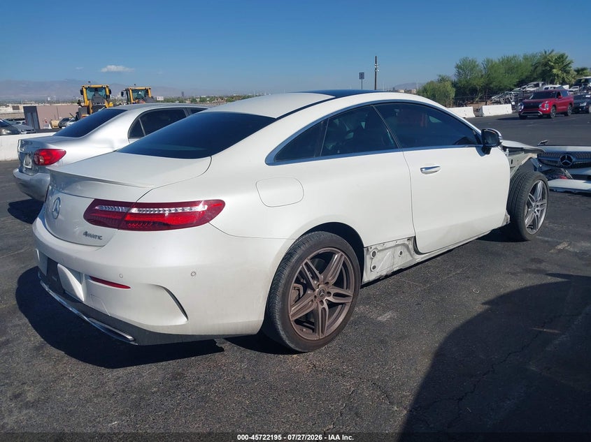 2018 Mercedes-benz E-klasse VIN WDD1J6GB8JF024319 IAAI salvage auction — FRONT END, Salvage Title, sold $12,700 on 2026-08-09 (photo 4)