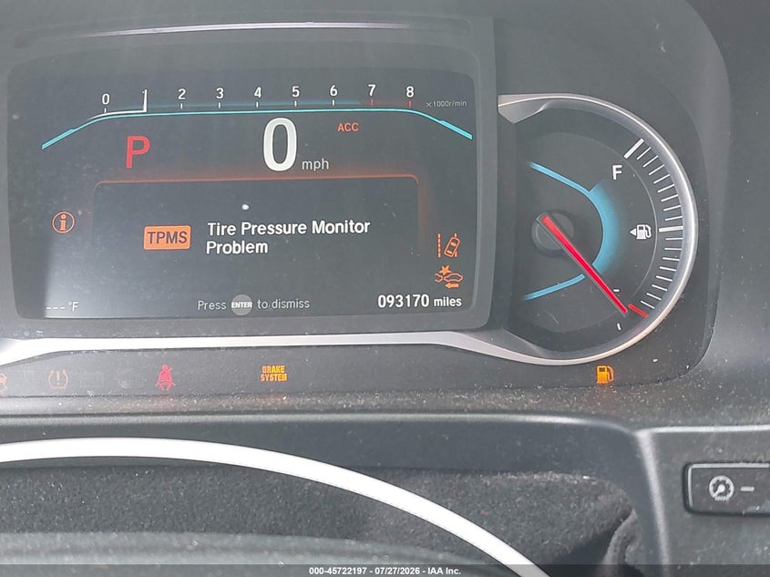 2022 Honda Pilot VIN 5FNYF6H20NB056202 IAAI salvage auction — FRONT END, Wait Title, sold $10,500 on 2026-08-18 (photo 7)