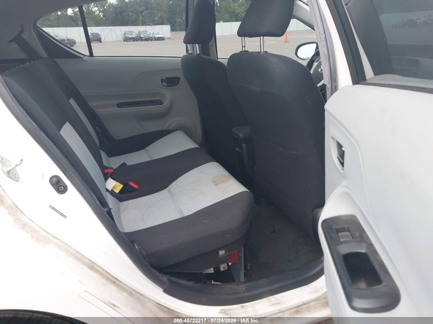 2012 Toyota Prius c VIN JTDKDTB38C1513145 IAAI salvage auction — NORMAL WEAR, Clear (Mississippi), sold $25 on 2026-07-28 (photo 8)