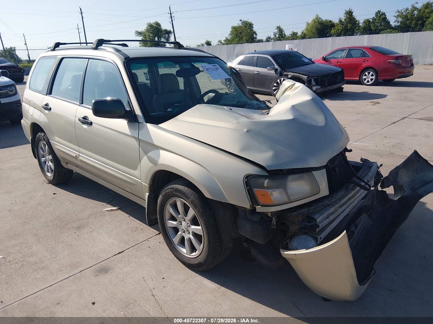 2005 Subaru Forester VIN JF1SG656X5H718142 IAAI salvage auction — FRONT END, Salvage (Texas), sold $300 on 2026-09-08 (photo 1)