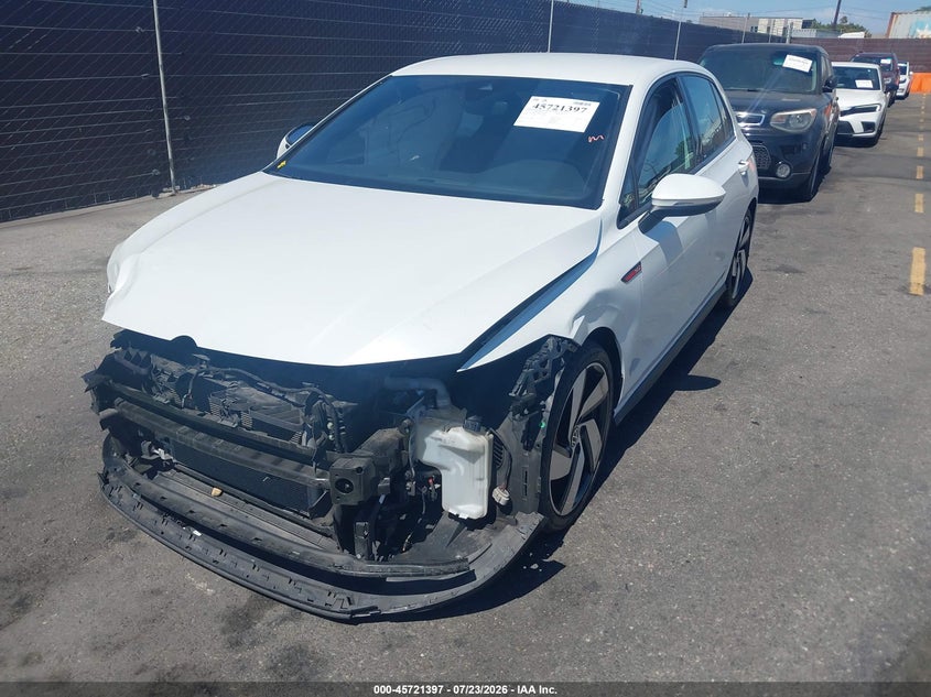 2023 Volkswagen Golf gti VIN WVWGA7CD5PW178089 IAAI salvage auction — FRONT END, Wait Title, sold $8,650 on 2026-08-24 (photo 2)