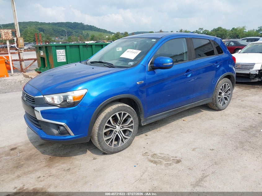 2017 Mitsubishi Outlander VIN JA4AR3AW9HZ053957 IAAI salvage auction — RIGHT SIDE, Salvage Title, sold $625 on 2026-08-22 (photo 2)