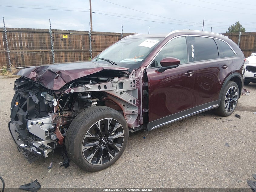 2025 Mazda Cx-90 VIN JM3KKEHA3S1256800 IAAI salvage auction — FRONT END, Salvage (Colorado), sold $15,200 on 2026-10-03 (photo 2)