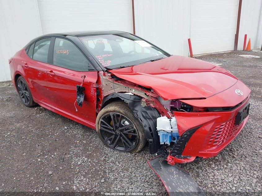 2026 Toyota Camry VIN 4T1DBADK7TU061271 IAAI salvage auction — SIDE, Wait Title, sold $14,250 on 2026-09-08 (photo 1)