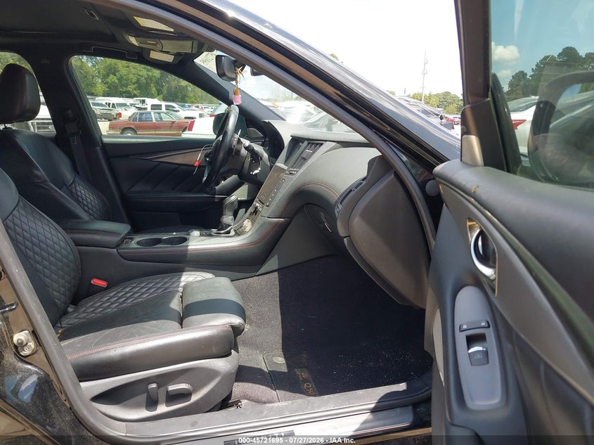 2018 Infiniti Q50 VIN JN1FV7AP9JM461565 IAAI salvage auction — FRONT END, Wait Title, sold $5,600 on 2026-09-06 (photo 5)