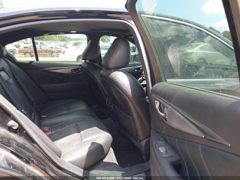 2018 Infiniti Q50 VIN JN1FV7AP9JM461565 IAAI salvage auction — FRONT END, Wait Title, sold $5,600 on 2026-09-06 (photo 8)