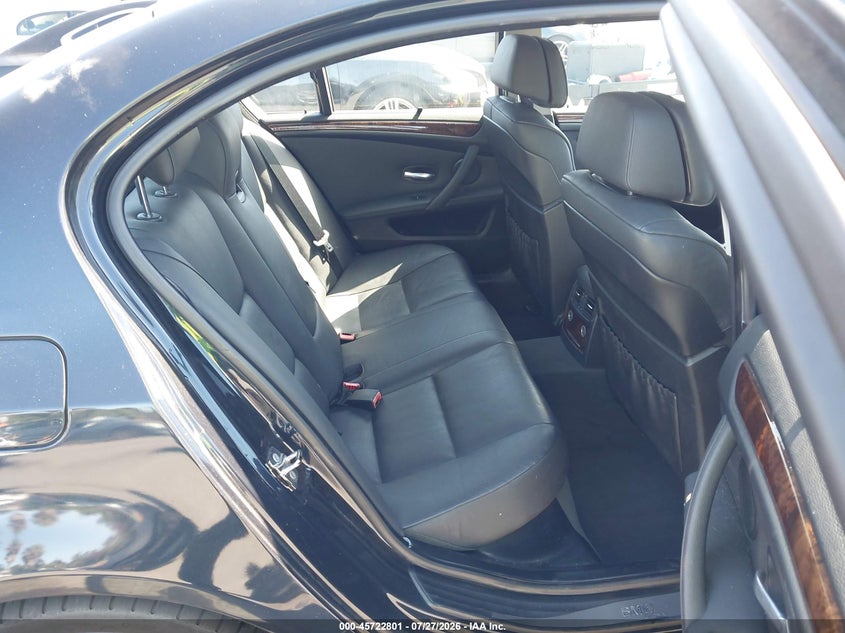 2008 BMW 5 series VIN WBANW535X8CT54141 IAAI salvage auction — LEFT REAR, Salvage (California), sold $1,350 on 2026-08-03 (photo 8)