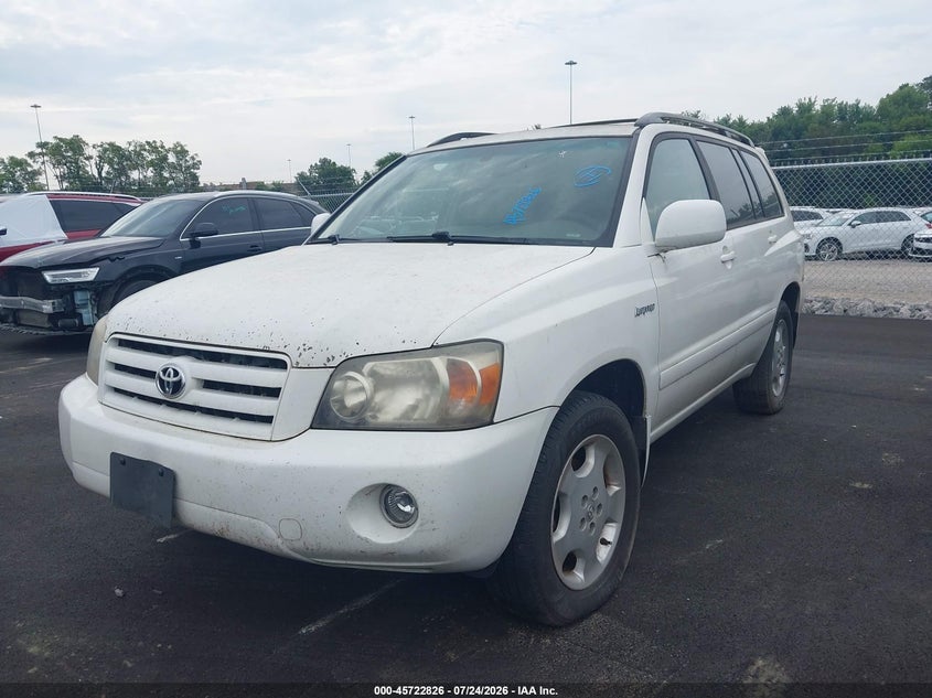 2006 Toyota Highlander VIN JTEEP21AX60147063 IAAI salvage auction — NORMAL WEAR, Clear (Tennessee), sold $600 on 2026-08-02 (photo 6)