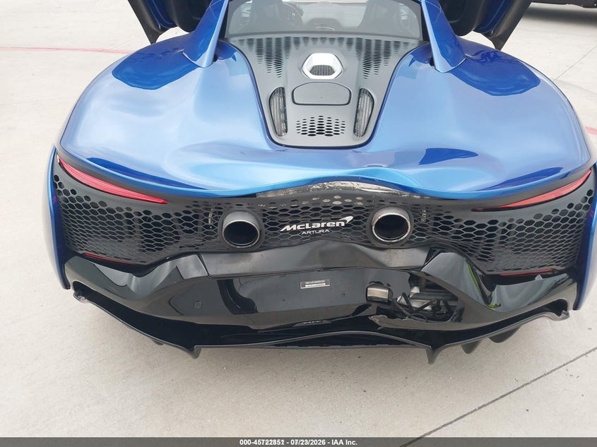 2024 Mclaren Artura VIN SBM16AEA2RW002389 IAAI salvage auction — REAR END, Certificate Of Destruction (Florida), sold $70,500 on 2026-07-28 (photo 6)
