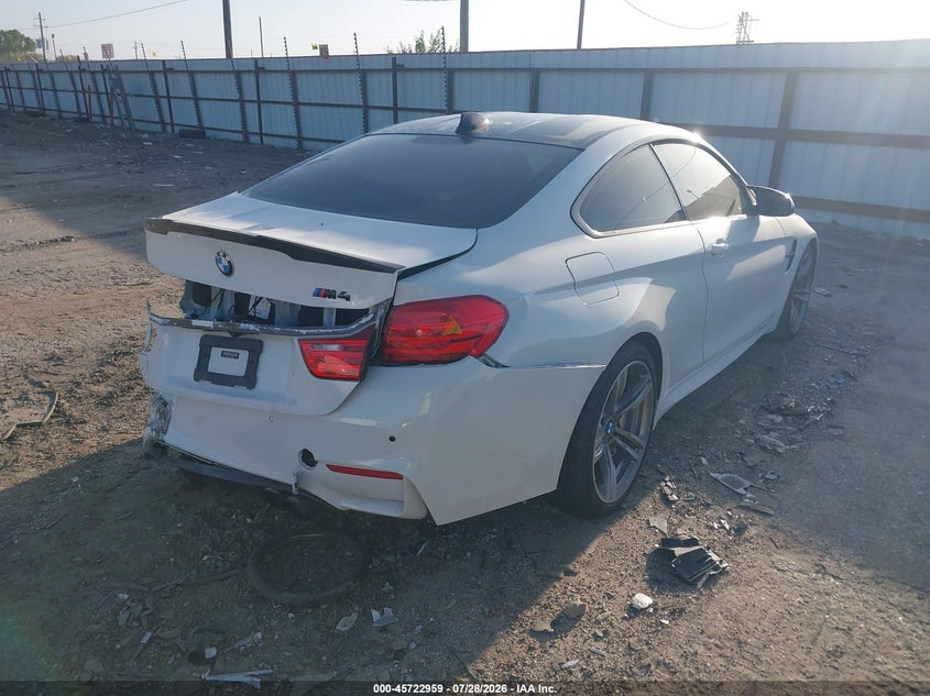 2016 BMW M4 VIN WBS3R9C5XGK336986 IAAI salvage auction — REAR END, Wait Title, sold $15,100 on 2026-09-05 (photo 4)