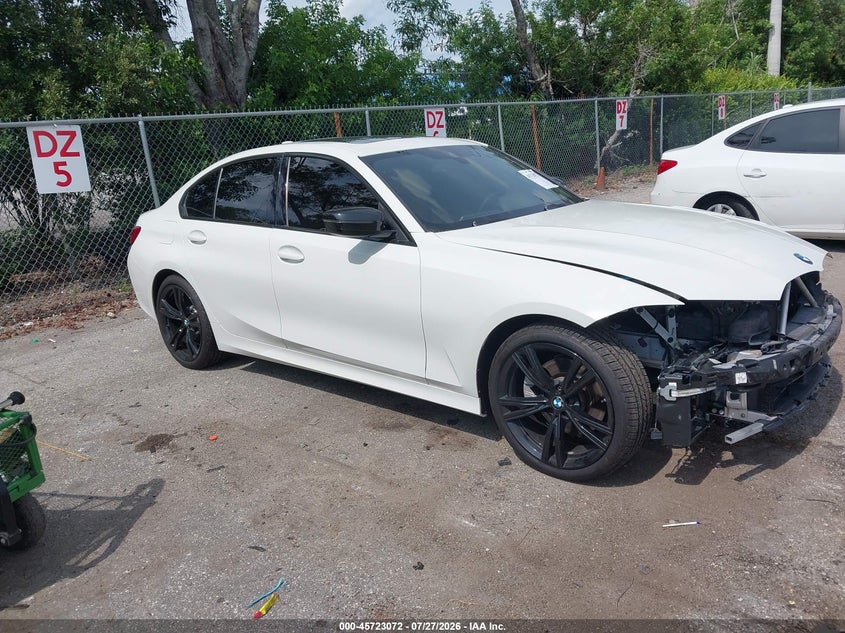 2021 BMW 3er VIN 3MW5R1J04M8B78096 — IAAI salvage auction photo