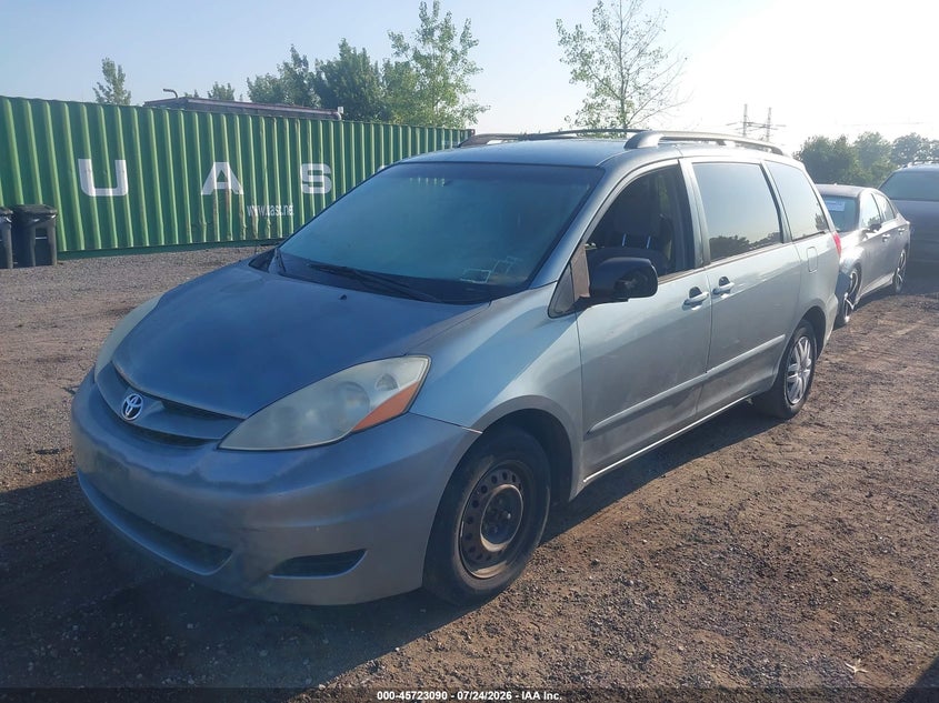 2006 Toyota Sienna VIN 5TDZA23C66S423659 IAAI salvage auction — NORMAL WEAR, Clear (New York), sold $500 on 2026-07-28 (photo 2)