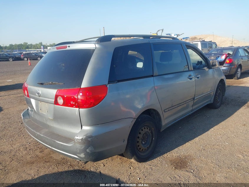 2006 Toyota Sienna VIN 5TDZA23C66S423659 IAAI salvage auction — NORMAL WEAR, Clear (New York), sold $500 on 2026-07-28 (photo 4)