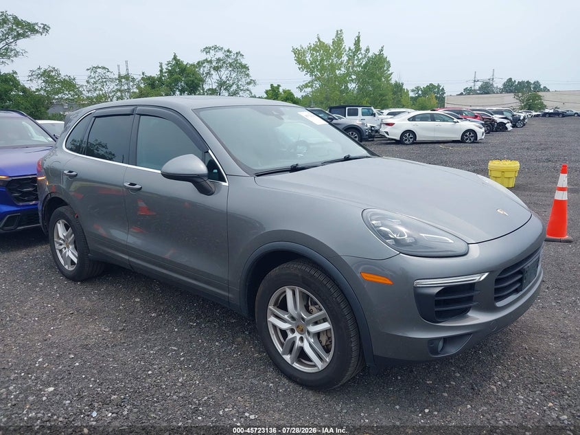 2017 Porsche Cayenne VIN WP1AB2A29HLA50205 IAAI salvage auction — FRONT END, Mv-907A (New York), sold $6,300 on 2026-08-15 (photo 1)