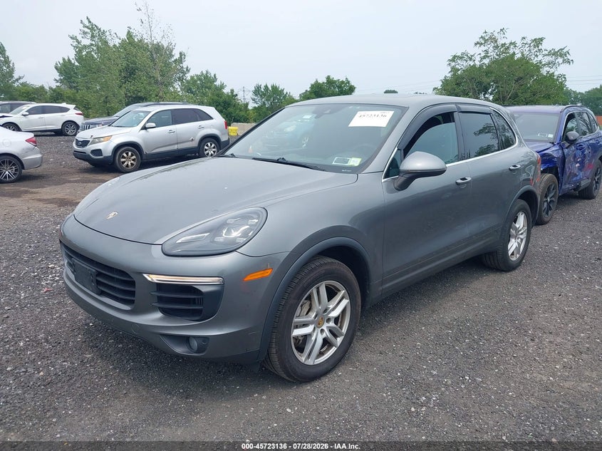 2017 Porsche Cayenne VIN WP1AB2A29HLA50205 IAAI salvage auction — FRONT END, Mv-907A (New York), sold $6,300 on 2026-08-15 (photo 2)
