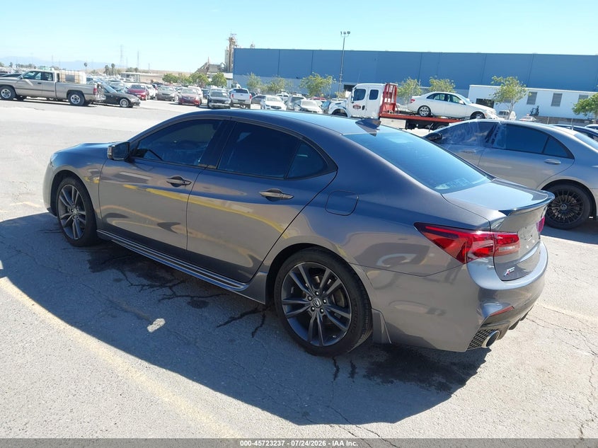 2018 Acura Tlx VIN 19UUB3F67JA005461 IAAI salvage auction — REAR END, Clear - Dealer Only (California), sold $8,000 on 2026-09-04 (photo 3)