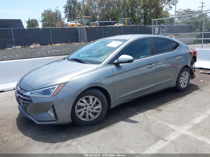 2019 Hyundai Elantra VIN KMHD74LF7KU783667 IAAI salvage auction — LEFT REAR, Salvage Title, sold $2,250 on 2026-09-28 (photo 2)