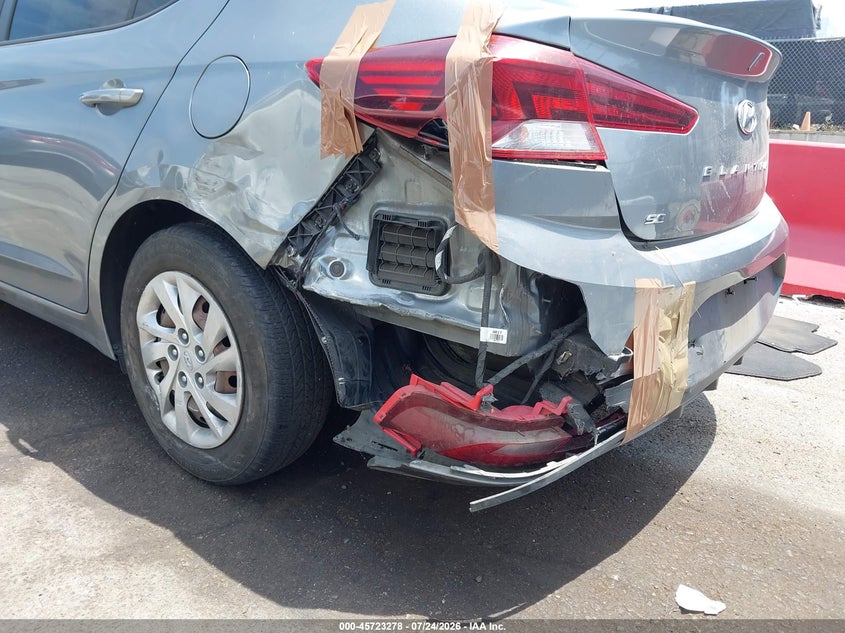 2019 Hyundai Elantra VIN KMHD74LF7KU783667 IAAI salvage auction — LEFT REAR, Salvage Title, sold $2,250 on 2026-09-28 (photo 6)