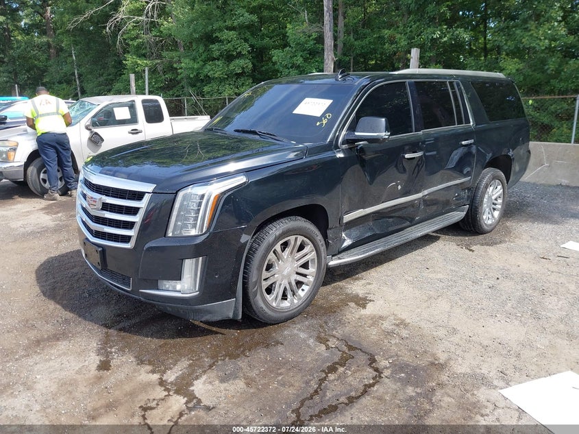2019 Cadillac Escalade VIN 1GYS4GKJ2KR327777 IAAI salvage auction — SIDE, Salvage - Greater Than 75% (Maryland), sold $13,200 on 2026-08-19 (photo 2)