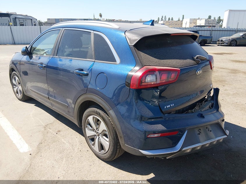 2018 Kia Niro VIN KNDCB3LC6J5200755 IAAI salvage auction — REAR END, Salvage Title, sold $2,900 on 2026-08-20 (photo 3)