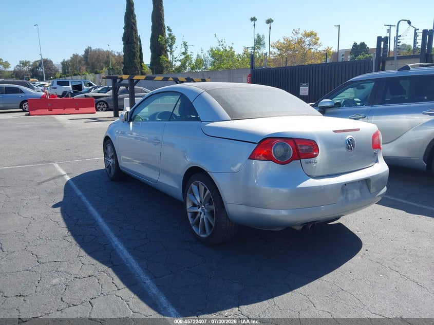 2007 Volkswagen Eos VIN WVWDB71FX7V031115 IAAI salvage auction — FRONT END, Salvage (California), sold $500 on 2026-08-15 (photo 3)