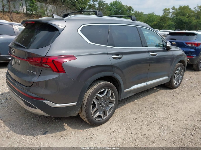 2022 Hyundai Santa fe VIN KM8S5DA13NU041341 IAAI salvage auction — LEFT SIDE, Salvage Title, sold $12,200 on 2026-09-02 (photo 4)