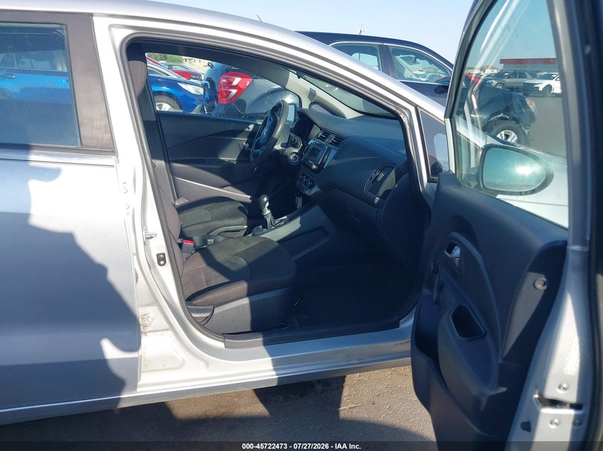 2016 Kia Rio VIN KNADM4A37G6667349 IAAI salvage auction — REAR END, Wait Title, sold $1,350 on 2026-08-21 (photo 5)