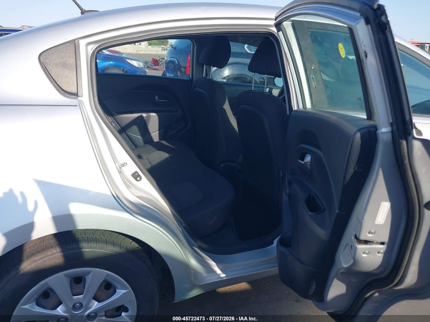 2016 Kia Rio VIN KNADM4A37G6667349 IAAI salvage auction — REAR END, Wait Title, sold $1,350 on 2026-08-21 (photo 8)
