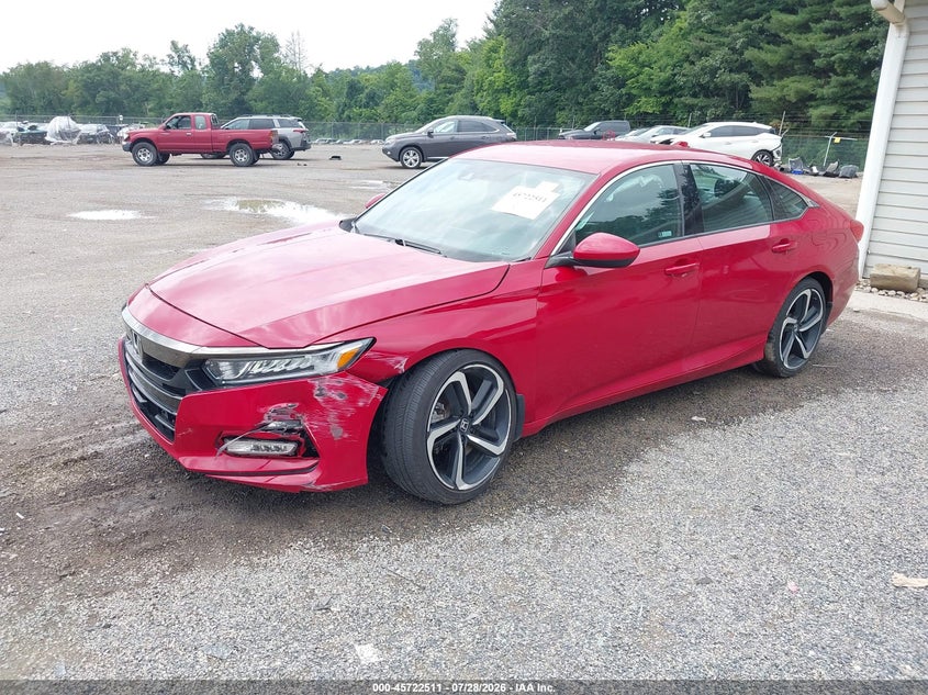 2019 Honda Accord VIN 1HGCV1F35KA164512 IAAI salvage auction — SIDE, Salvage Title, sold $7,000 on 2026-08-22 (photo 2)