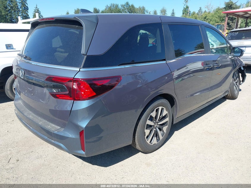 2026 Honda Odyssey VIN 5FNRL6H66TB073521 IAAI salvage auction — RIGHT FRONT, Salvage Title, sold $18,800 on 2026-07-29 (photo 4)