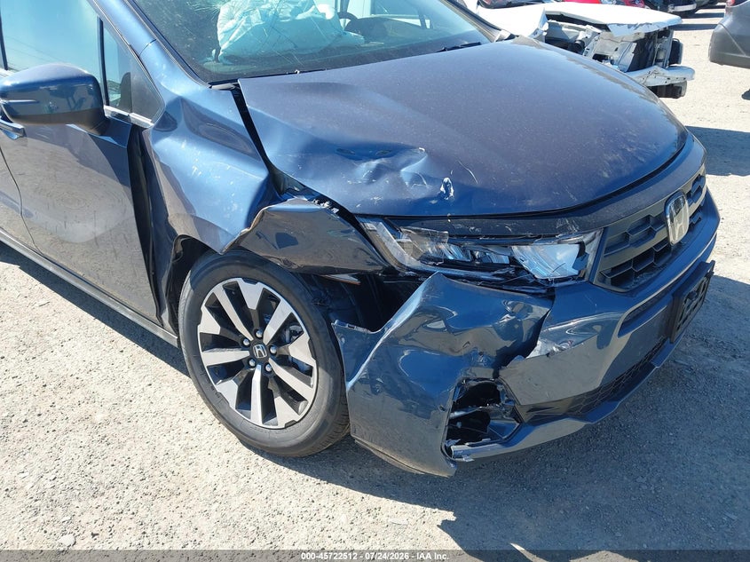 2026 Honda Odyssey VIN 5FNRL6H66TB073521 IAAI salvage auction — RIGHT FRONT, Salvage Title, sold $18,800 on 2026-07-29 (photo 6)