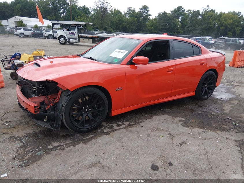 2019 Dodge Charger VIN 2C3CDXGJ3KH692332 IAAI salvage auction — FRONT END, Wait Title, sold $14,900 on 2026-08-28 (photo 2)