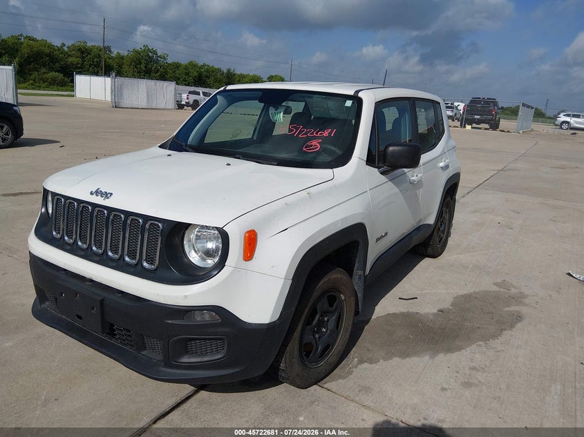 2018 Jeep Renegade VIN ZACCJBAB4JPJ57237 IAAI salvage auction — MECHANICAL, Clear (Delaware), sold $1,250 on 2026-07-31 (photo 6)