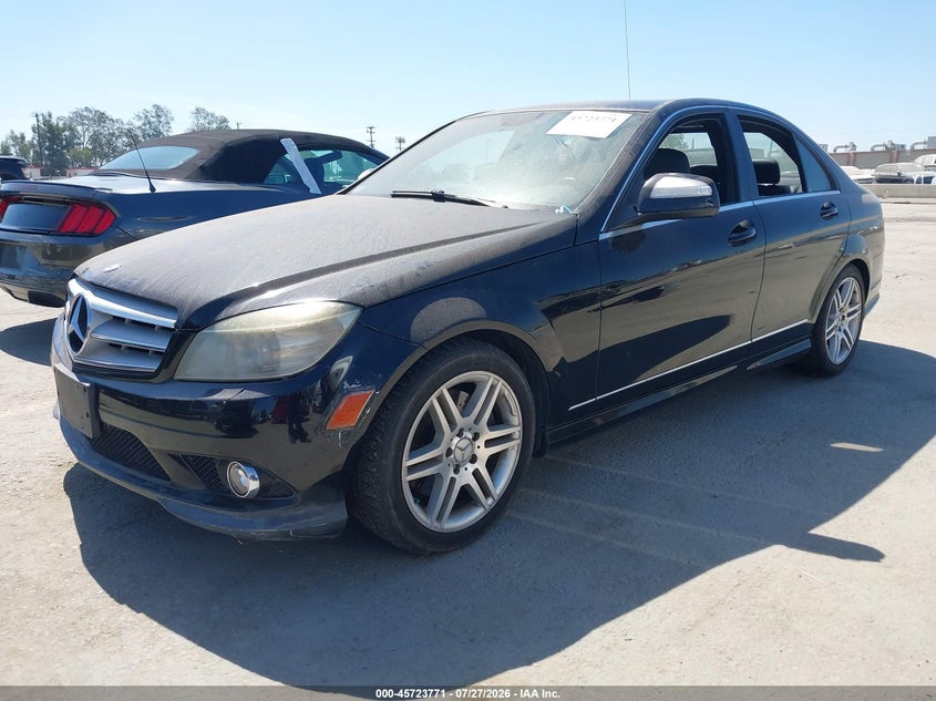2008 Mercedes-benz C class VIN WDDGF56X18F067249 IAAI salvage auction — NORMAL WEAR, Clear - Dealer Only (California), sold $300 on 2026-08-05 (photo 2)