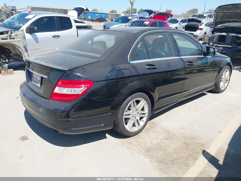 2008 Mercedes-benz C class VIN WDDGF56X18F067249 IAAI salvage auction — NORMAL WEAR, Clear - Dealer Only (California), sold $300 on 2026-08-05 (photo 4)