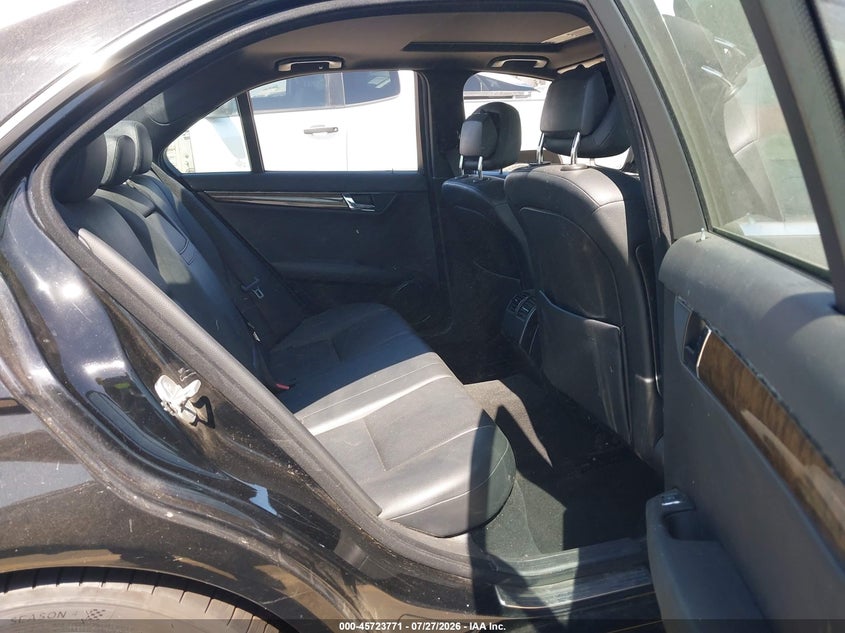 2008 Mercedes-benz C class VIN WDDGF56X18F067249 IAAI salvage auction — NORMAL WEAR, Clear - Dealer Only (California), sold $300 on 2026-08-05 (photo 8)