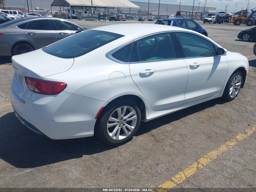 2015 Chrysler 200 VIN 1C3CCCABXFN574885 IAAI salvage auction — NORMAL WEAR, Clear - Dealer Only (California), sold $400 on 2026-08-21 (photo 4)